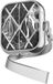 DrPhone PL2 - Marmer Patroon Case - Beschermende Case – Silicone & TPU Cover - Zwart & Zilver – Geschikt voor Apple Airpods 1/2