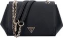 GUESS Talent Convertible Xbody Flap Bag Black Zwart