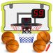 Mini basketbalnet - Indoor - Deurmodel - Automatische score - 4 ballen - Vanaf 5 jaar