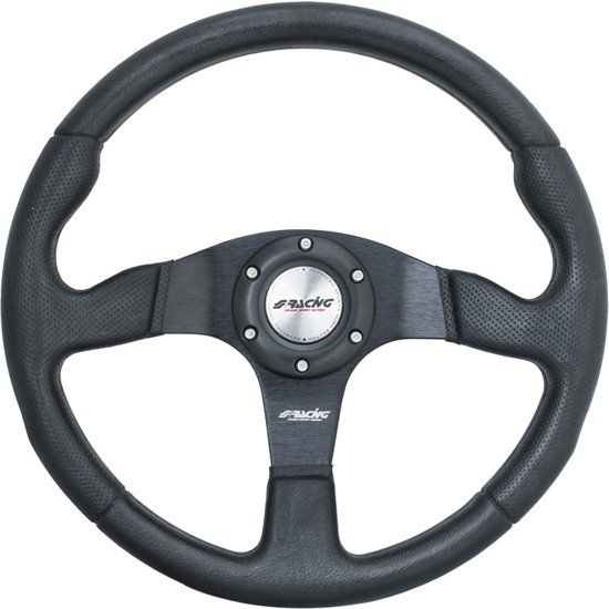 Simoni Racing Sportstuur Match 350mm - Zwart PU