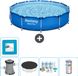 Bestway Steel Pro Zwembad - 366 x 76 cm - Blauw