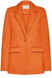 b.young BYRIZETTA LONG BLAZER 2 Dames Blazers Orangeade Maat 38