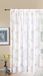 Gardine Store Fabio Jacquard HxB 225x300 cm plooiband universele band wit cirkelpatroon transparant voile gordijn woonkamer, 13143