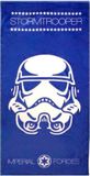 Stormtrooper Star Wars strandlaken - blauw met wit - StarWars Stormtrooper handdoek - 140 x 70 cm