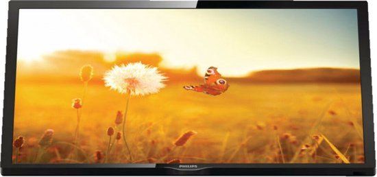 Philips 24HFL3014P/12 tv 61 cm (24") HD Zwart, Transparant