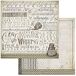 STAMPERIA INTERNATIONAL, KFT SBB740 Scrapbooking papier dubbelzijdig inkt, 31,5 cm x 30,5 cm
