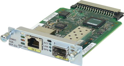 Cisco EHWIC-1GE-SFP-CU= - Netwerkkaart - Bedraad