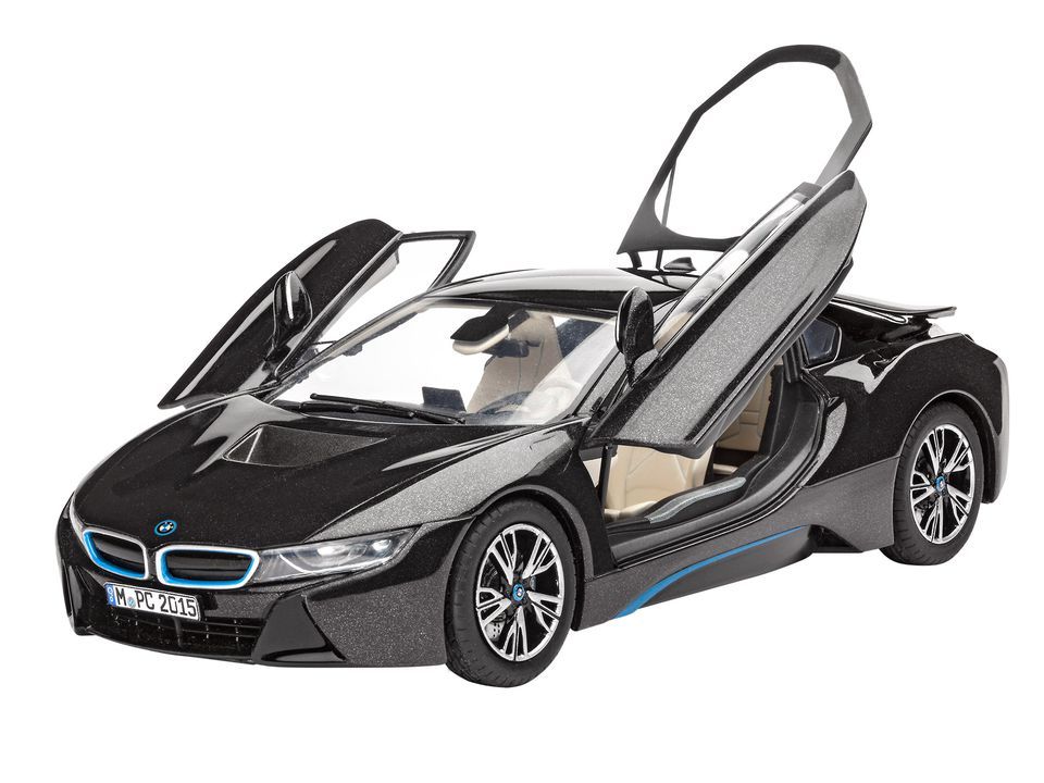 Revell BMW i8 - Zwart - Landvoertuig modellen