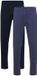 Henderson Mode Pantalon de pyjama long Homme 2-Pack Bleu foncé/Bleu Taille L