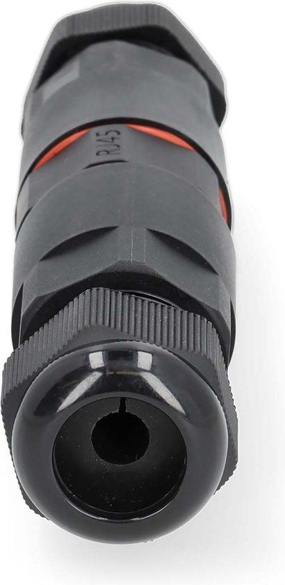 Nedis Netwerkkoppeling - Buitenshuis - CAT6 - Afgeschermd - RJ45 Female - RJ45 Female - Zwart