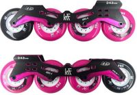 KRF Angel 4x80 Set Patins à roulettes Rose 246 mm