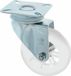 AMIG roue pivotante/roue de transport - D75mm - polycarbonate - capacité de charge 100kg - transparent