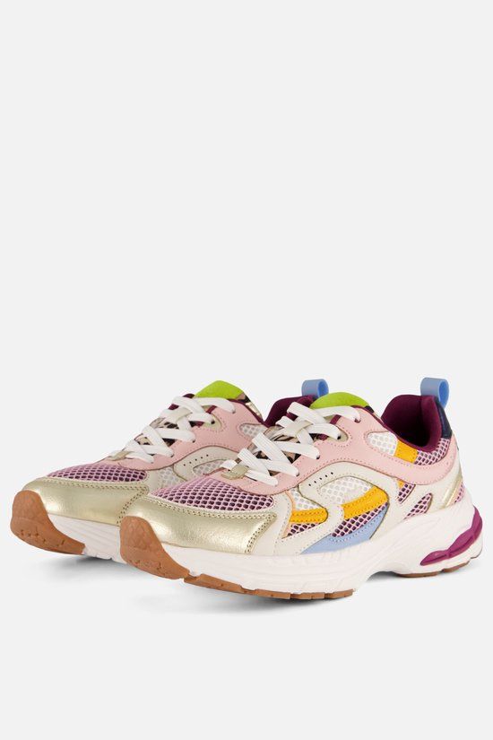 POSH by Poelman Posh Sneaker roze combi Synthetisch