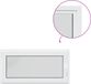 vidaXL - Kelderraam - RISOR - 120 x 50 cm - PVC en Glas