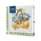 PAW Servetten 33 x 33 cm, 20 stuks - Kuikentjes Met Mandje