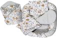 Shenzhen Haorui Industrial Technology Co., Ltd. Nid d'ange premium pour bébé Ensemble bébé Gris/Blanc Coton Avec couverture Oui