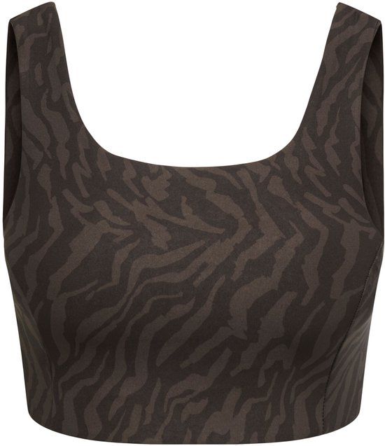 Only Play Badpak ONPDANA-2 Badpak - Chocolate Torte - Zebraprint - Vrouwen - S