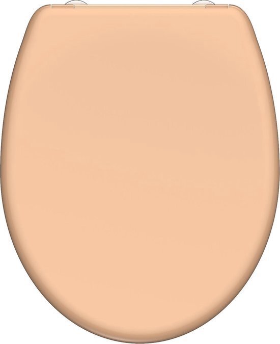 Schütte SCHÃœTTE WC-Bril 82305 BEIGE - Duroplast - Soft Close - Afklikbaar - RVS-Scharnieren - Gelakt - Bahama Beige beige