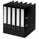 VON Leitz 10561095 Ordner, A4, zwart, 5 stuks