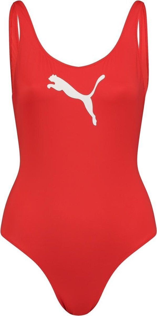 PUMA badpak dames polyamide rood