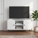 Maison Exclusive - Meuble TV 102 x 34,5 x 50 cm blanc brillant bois d'ingénierie