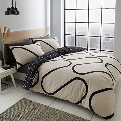Catherine Lansfield Lineaire Curve Geometrisch Dekbedset - 2023 - 5057681089898