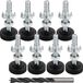 ZEYNOMAX Pieds réglables 8 Pièces M8 x 50 mm