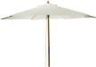 Pro Garden Tuinparasol Malta - D250 cm - wit - zonwering - kantelbaar - parasol - met hoes