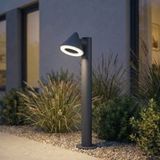 Lindby Soran LED Bollard Light, Metal, 60cm, Black, IP44