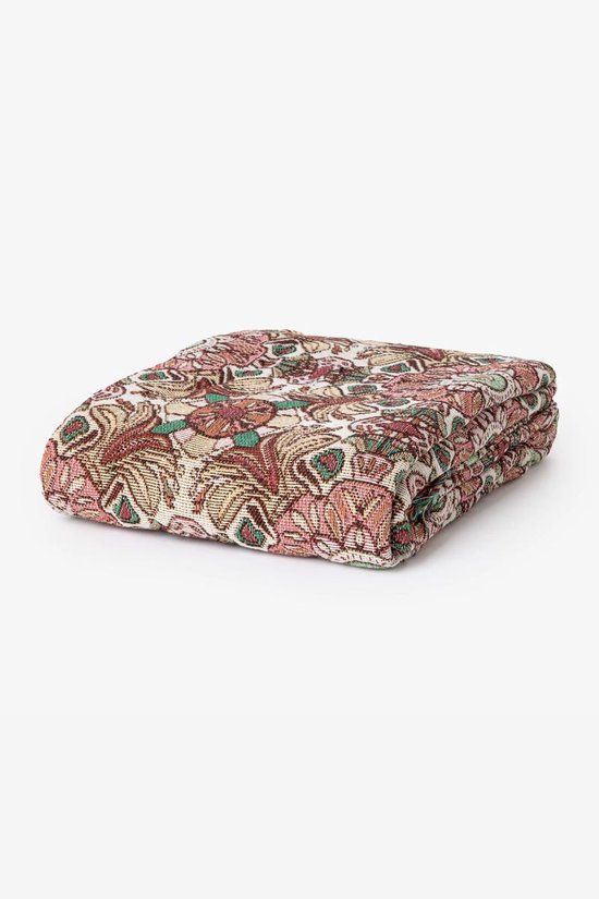Sissy-Boy Multicolour sprei met bloemendessin (250x200 cm)