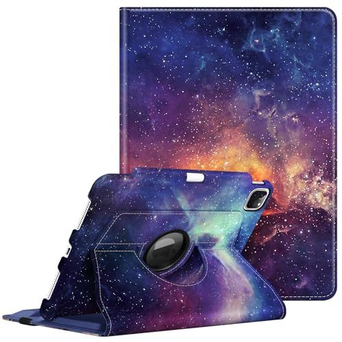 Fintie Hoes voor iPad Pro 11 2021 (3e Generatie) - [Ingebouwde Penhouder] 360 Graden Draaibare Beschermhoes Case Cover mit Standfunktion voor iPad Pro 11" 2021/2020 / 2018, (Z-Galaxy)