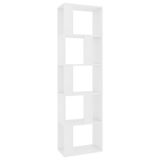 vidaXL Bibliothèque/paravent 45x24x159 cm bois d'ingénierie blanc