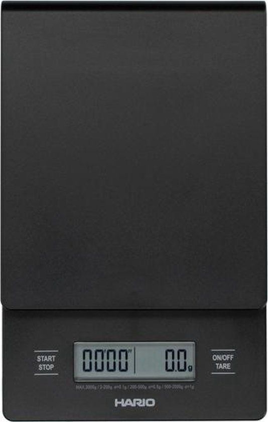 HARIO V60 Drip Scale - Zwart - Keukenweegschaal - VSTN-2000B