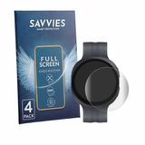 Savvies Screenprotector voor Samsung Galaxy Watch 9 (44 mm) - Folie Beschermfolie Transparant Volledig Dekking 4 Stuks