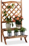 Merkloos Relaxdays Plantentrap met klimrek