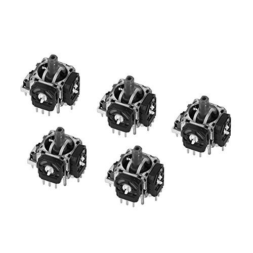 Tangxi 5 stks PS4 analoge stick vervanging, 3D joystick thumbstick draadloze controller rocker voor PlayStation 4 PS4 controller