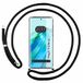Tumundosmartphone Transparante beschermhoes voor Huawei Honor Magic 5 Lite 5G met zwart koord
