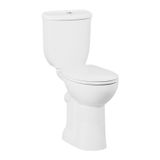Boss & Wessing BWS Toiletpot Staand BWS Mala Verhoogd Met Bidet Achter Aansluiting Wit (PK)
