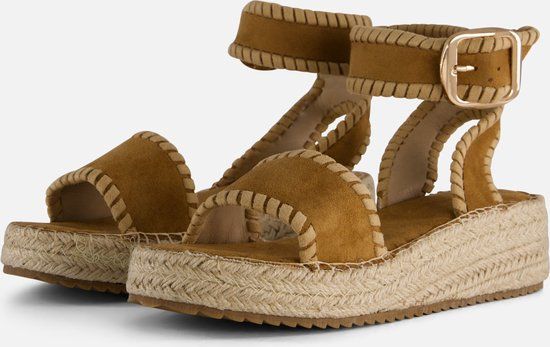 Cellini Espadrilles bruin Textiel - Maat 40