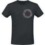 Red Hot Chili Peppers T-shirt - Asteriks Fire Logo - S tot 3XL - voor Mannen - zwart