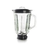 Lacor 69584 Delicy Mixbeker van glas, ideaal voor sap, smoothies en crèmes, 4 messen, luchtdicht afsluitdeksel, 1,5 l