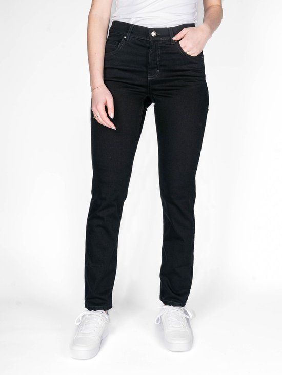 Angels Jeans Cici 3432 519 Women's Trousers - Black - Size W38 X L32