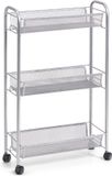 Zeller 18170 etage-trolley, 3-laags, mesh, ca. 44 x 17 x 70,5 cm