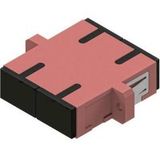 EasyLan LWL-Kupplung SLVZAM11DPEV SCD Standard OM4 erikaviolett