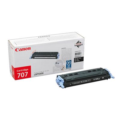 Canon 707 Black Toner Cartridge - 2500 Pages - Black