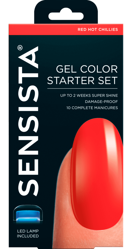 Sensationail Sensista Gel Color Starter Set Red Hot Chillies