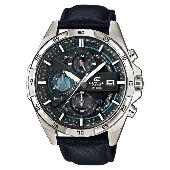 Edifice Casio Edifice EFR-556L-1AVUEF Herenhorloge 49 mm - Zwart
