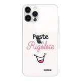 Evetane Beschermhoes voor iPhone 12/12 Pro, 6,1 inch, pest Maar grappig
