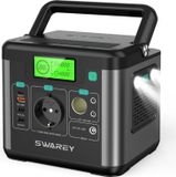 SWAREY Draagbare energiecentrale 300W(piek 600W), zonne-energie opslag 222Wh,Thuisbatterij,Power station, powerbank,zonnegenerator,zonnelaadapparaten