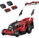 Einhell Power X-Change accu-grasmaaier Ge-CM 36/37 Li, 36 volt, 2x18V, rood/zwart, 2 stuks